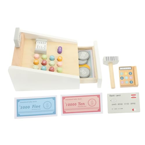 BESTonZON 1 Satz Kinderkasse stifteset registrierkasse spielkasse für kaufladen Kassenspielzeug für Kindergeburtstagsgeschenk Spielhaus- -Requisite Holz BESTonZON 1 Satz Kinderkasse stifteset registrierkasse spielkasse für kaufladen Kassenspielzeug für Kindergeburtstagsgeschenk Spielhaus- -Requisite Holz von BESTonZON