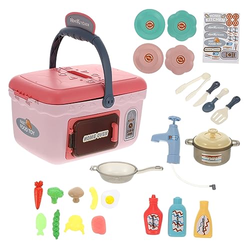 BESTonZON Kinderküchen-spielzeugset – Grill-kochspielzeug Simulations-besteckset Für Jungen Und Mädchen Realistisches Lernspielzeug Aus Kunststoff Besteck-imitat 1 Set von BESTonZON