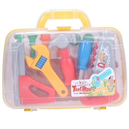 BESTonZON 1 Satz Kinderspielzeug kinderwerkbank werkbänke für kinderwerkzeugkisten Spielzeugwerkstatt aus der Rollenspielserie Werkstattspielzeug Plastik Brown BESTonZON 1 Satz Kinderspielzeug kinderwerkbank werkbänke für kinderwerkzeugkisten Spielzeugwerkstatt aus der Rollenspielserie Werkstattspielzeug Plastik Brown von BESTonZON