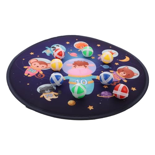 BESTonZON 1 Satz Klebriger Ball Kinderspielzeug Werfen Brett Spiel Wurfspielzeug Mit Klebrigem Ball Tellerspielzeug Stoff Violett von BESTonZON