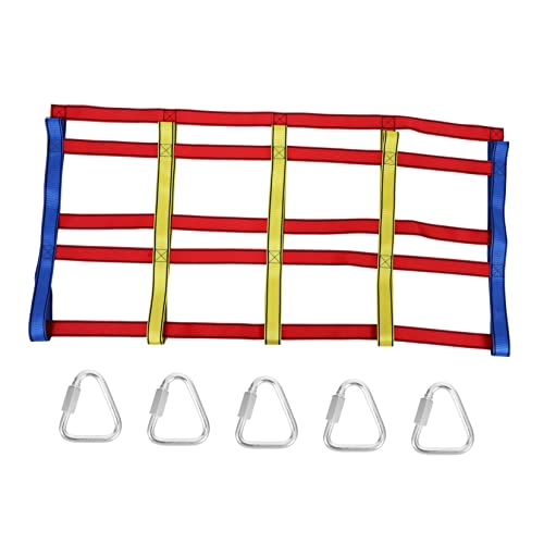BESTonZON 1 Satz Kletteranzug Kind Klettern Outdoor Netzseil Kletterspielzeug Seilnetz im Freien Polyester von BESTonZON