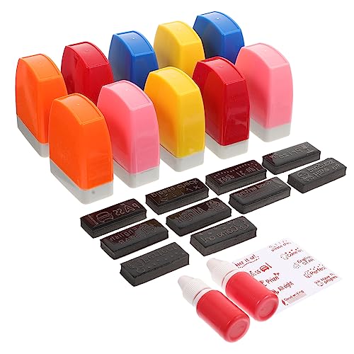 BESTonZON 1 Satz Kommentar Siegel Scrapbook scheckheft powerb spielwaren draußen obstreibe Stempel Pastell Whiteboard Textmarker klebrig Lehrmittel Klassenzimmer müssen haben Plastik von BESTonZON