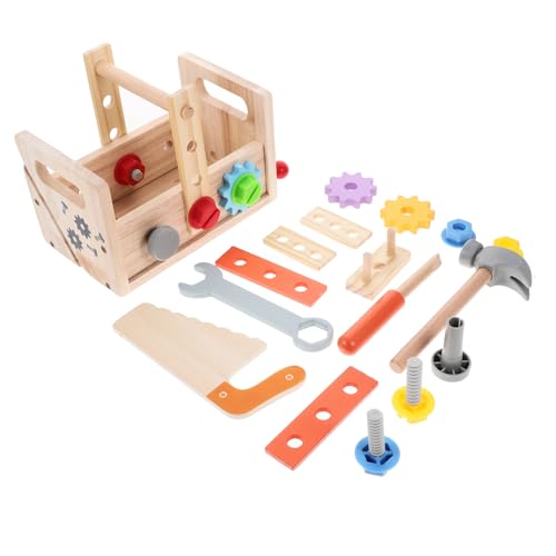 BESTonZON Lustiges Spielzeug Für Jungen Und Mädchen Werkzeugkasten Spielzeug Für Kleinkinder Lernwerkzeug-Set Rollenspiel von BESTonZON