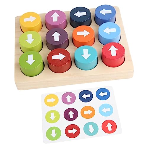 BESTonZON 1 Satz Lernspielzeug für Toys holzspielzeug Farbiger Lernwürfel Richtungslernspielzeug Interaktives Elternschaftsspielzeug Holzpfeile Papier BESTonZON 1 Satz Lernspielzeug für Toys holzspielzeug Farbiger Lernwürfel Richtungslernspielzeug Interaktives Elternschaftsspielzeug Holzpfeile Papier von BESTonZON