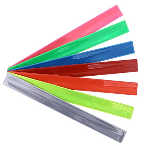 BESTonZON 1 Satz Leuchtendes Armband Kinderspielzeug Armband Armbänder Handgelenkbänder Leuchtarmbänder Kinderarmbänder Kinderring Kinderparty Schlagarmband 7 Stück Zufällige Farbe von BESTonZON