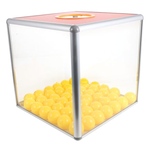 BESTonZON 1 Satz Lotterie-Box Gewinnspielkugeln Tombola-losbehälter Tombola-ticketspender Tombola Zahlenkugeln MDF BESTonZON 1 Satz Lotterie-Box Gewinnspielkugeln Tombola-losbehälter Tombola-ticketspender Tombola Zahlenkugeln MDF von BESTonZON