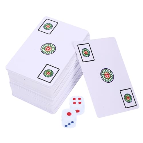 BESTonZON 1 Satz Mahjong-kartenspiel Reisen Faltbar Mahjong-Spielkarten Party Requisiten Für Reisetischspiele Spielversorgung Requisiten Für Reisespiele PVC Bunt BESTonZON 1 Satz Mahjong-kartenspiel Reisen Faltbar Mahjong-Spielkarten Party Requisiten Für Reisetischspiele Spielversorgung Requisiten Für Reisespiele PVC Bunt von BESTonZON