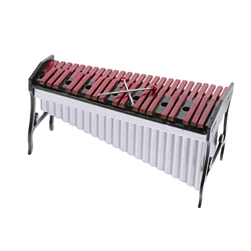 BESTonZON Miniatur-Marimba-modellset – Mini- Mit Western-musikinstrumenten Ideal Für Mini-landschaften Und Dekorationen von BESTonZON