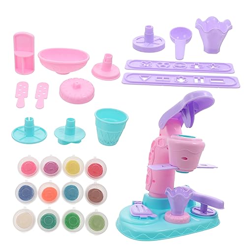 BESTonZON 1 Satz -Maschiene interaktives Interactive Toys Toys Farbenfrohes Play Eismaschinen-Maschinenspielzeug Eismaschine für Spielset Abs von BESTonZON