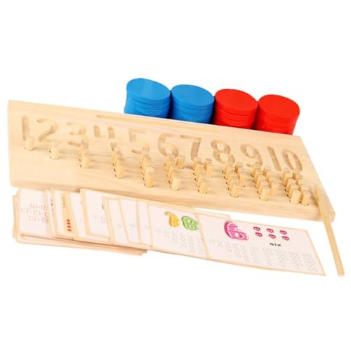 BESTonZON 1 Satz Mathe- -Tablet für Steckbrett Zahlen Bretter kindererziehung aufklärung arithmetische Mathe zählen Papier Khaki BESTonZON 1 Satz Mathe- -Tablet für Steckbrett Zahlen Bretter kindererziehung aufklärung arithmetische Mathe zählen Papier Khaki von BESTonZON