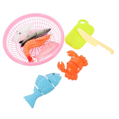 BESTonZON 1 Satz Meeres früchte Cichele für kinderspielzeug funnytoys Safe Toy Simulationsspielzeug schneiden lustiges kognitives Plastik Colorful von BESTonZON