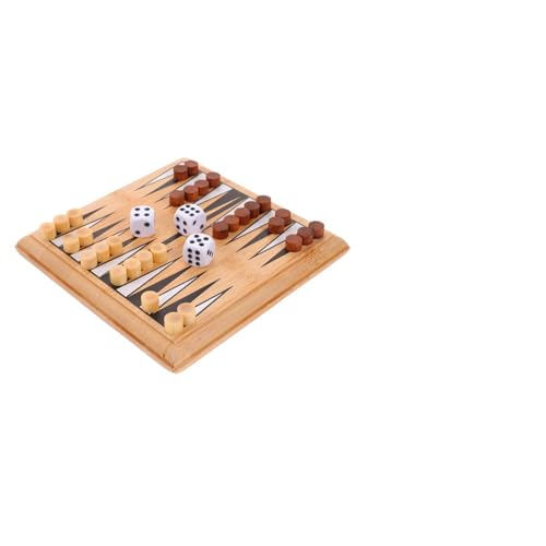 BESTonZON 1 Satz Mini-Backgammon Schachbrett Planke Stirnbandspiel Für Magnete Für Memory-Spiel Sequenz Brettspiel Kartenspiel Brett Für Pädagogisches Bambus BESTonZON 1 Satz Mini-Backgammon Schachbrett Planke Stirnbandspiel Für Magnete Für Memory-Spiel Sequenz Brettspiel Kartenspiel Brett Für Pädagogisches Bambus von BESTonZON