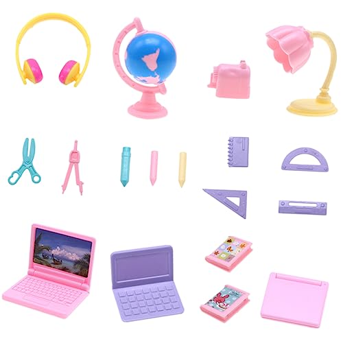 BESTonZON Miniatur-schreibwarenset Für Puppen – 1 Set Mit Mini-schulmaterialien Perfekt Für Die Dekoration Und Zum Spielen Im Puppenhaus Von Mädchen von BESTonZON