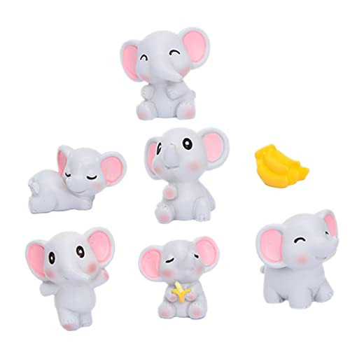 BESTonZON 1 Satz Mini-Elefant Aus Harz Zoo Tiere Miniatur-elefantenfiguren Kleine Elefantenfiguren Elefantenverzierung Elefanten- -dusche Elefantenkuchendekoration BESTonZON 1 Satz Mini-Elefant Aus Harz Zoo Tiere Miniatur-elefantenfiguren Kleine Elefantenfiguren Elefantenverzierung Elefanten- -dusche Elefantenkuchendekoration von BESTonZON
