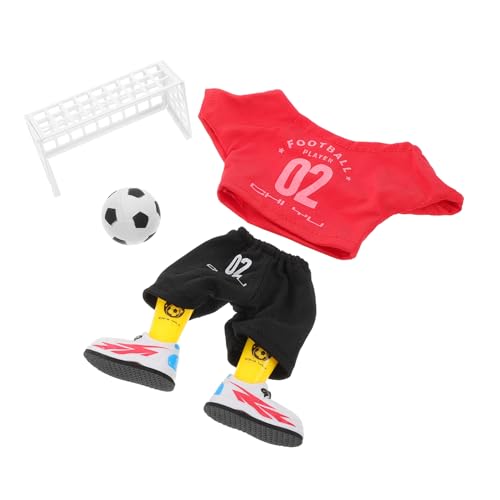 BESTonZON 1 Satz Mini-Fingerfußball Tischfußballspiel Finger Fußball Lustige Tischplatte Mini Fußballspiel Fußballspiel fußball Set Fußball-Desktop-Spiel Fingerfußballspiel drehen rot BESTonZON 1 Satz Mini-Fingerfußball Tischfußballspiel Finger Fußball Lustige Tischplatte Mini Fußballspiel Fußballspiel fußball Set Fußball-Desktop-Spiel Fingerfußballspiel drehen rot von BESTonZON