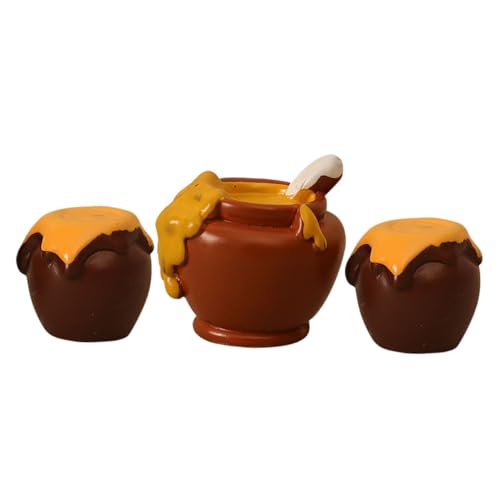 BESTonZON 1 Satz Mini Honey Jar Bienenhonigtöpfe Harzhonigzubehör Harzpuppenhauszubehör Miniatur-Lebensmittelzubehör Dollhouse Honey Pot Puppenhaus Topf Mikro-Landschaftsglas Mini-Honigtopf BESTonZON 1 Satz Mini Honey Jar Bienenhonigtöpfe Harzhonigzubehör Harzpuppenhauszubehör Miniatur-Lebensmittelzubehör Dollhouse Honey Pot Puppenhaus Topf Mikro-Landschaftsglas Mini-Honigtopf von BESTonZON