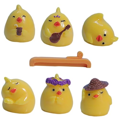 BESTonZON Harz Mini Küken Figuren Set Handgemachte Huhn Modelle Für Und Rasen Dekorationen BESTonZON Harz Mini Küken Figuren Set Handgemachte Huhn Modelle Für Und Rasen Dekorationen von BESTonZON