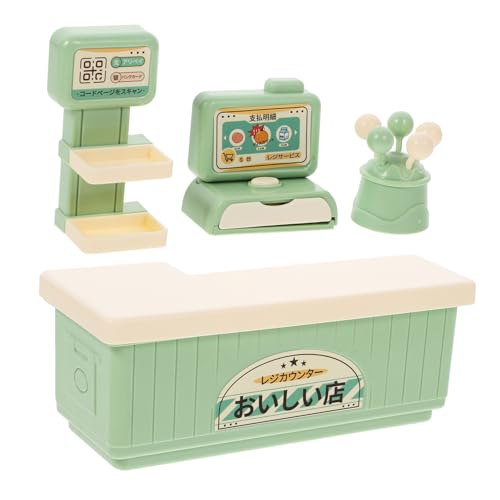 BESTonZON 1 Satz Mini-Kassierer Spielspielzeug aufbewahren -Registrierkassenspielzeug Simulation Supermarktspielzeug Registrierkasse für Kleinkinder Kassierer Plastik Green BESTonZON 1 Satz Mini-Kassierer Spielspielzeug aufbewahren -Registrierkassenspielzeug Simulation Supermarktspielzeug Registrierkasse für Kleinkinder Kassierer Plastik Green von BESTonZON
