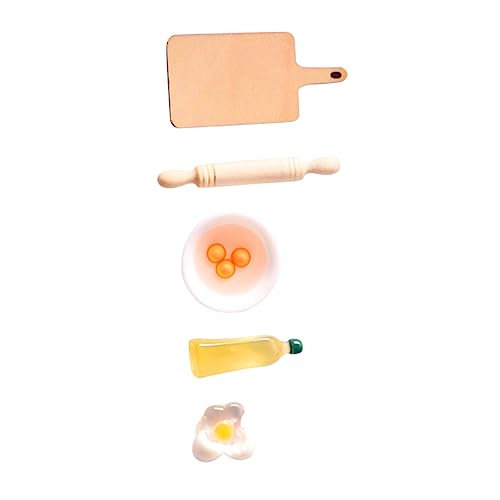 BESTonZON 1 Satz Mini-Küche interaktives kinderspielzeug Toys for mini kocher Kid Toys Toys Werkzeug Outdoor Mini-Hausbedarf Küchenutensilien simulieren hölzern von BESTonZON