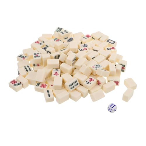 BESTonZON 1 Satz Mini Mahjong Set Tragbares Mahjong für Anfänger für Reisen und Familienfeiern Kompakt und Leicht für Unterwegs Hochwertige Spielsteine BESTonZON 1 Satz Mini Mahjong Set Tragbares Mahjong für Anfänger für Reisen und Familienfeiern Kompakt und Leicht für Unterwegs Hochwertige Spielsteine von BESTonZON