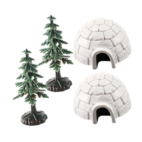 BESTonZON 1 Satz Mini Modell mit Figuren und Mini Weihnachtsbaum Dekorationen für Weihnachtsdeko Sandtisch Landschaft und Statische Ornamente BESTonZON 1 Satz Mini Modell mit Figuren und Mini Weihnachtsbaum Dekorationen für Weihnachtsdeko Sandtisch Landschaft und Statische Ornamente von BESTonZON