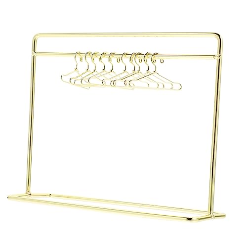 BESTonZON 1 Satz Mini-aufhänger Mini-puppenkleiderbügel Auto Puppenhaus-miniaturmöbel Trockenständer Für Puppenkleidung Puppenhaus-küche Puppenmöbel Mini-kleiderbügel Zubehör Eisen Golden BESTonZON 1 Satz Mini-aufhänger Mini-puppenkleiderbügel Auto Puppenhaus-miniaturmöbel Trockenständer Für Puppenkleidung Puppenhaus-küche Puppenmöbel Mini-kleiderbügel Zubehör Eisen Golden von BESTonZON