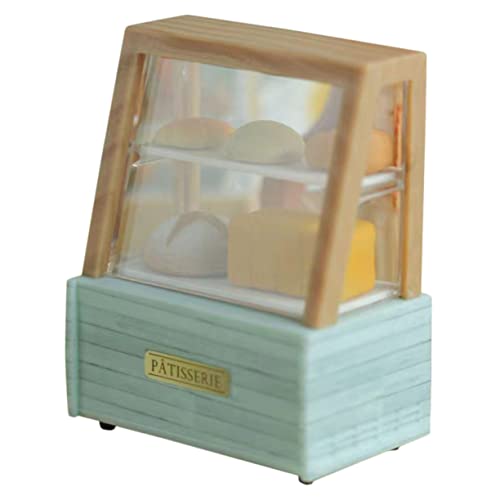 BESTonZON Puppenhaus Mini Brot Vitrine 1/16 Maßstab Detaillierte Miniatur Küche Szene von BESTonZON