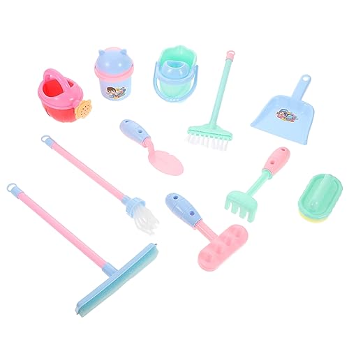 BESTonZON Realistische Mini-reinigungswerkzeuge Für Kinder – 1 Set Lernspielzeug Mit Besen- Und Moppmodellen Sicher Für Kleinkinder von BESTonZON