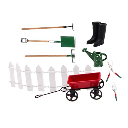 BESTonZON 1 Satz Miniatur Gartenwerkzeug Set für Puppenhaus Teiliges Zubehör für Kreative Landschaften für Märchengärten und Spielzeugdekorationen BESTonZON 1 Satz Miniatur Gartenwerkzeug Set für Puppenhaus Teiliges Zubehör für Kreative Landschaften für Märchengärten und Spielzeugdekorationen von BESTonZON