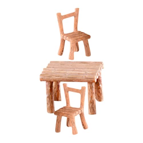 BESTonZON 1 Satz Miniatur Möbel Set für Mikrolandschaften Teiliges Resin Tisch und Stuhl für Puppenhäuser und Garten Deko Kreative Gestaltungsmöglichkeiten für Erwachsene BESTonZON 1 Satz Miniatur Möbel Set für Mikrolandschaften Teiliges Resin Tisch und Stuhl für Puppenhäuser und Garten Deko Kreative Gestaltungsmöglichkeiten für Erwachsene von BESTonZON