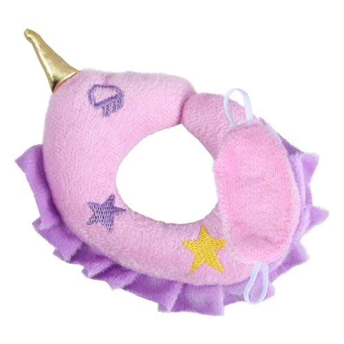 BESTonZON 1 Satz Miniatur Puppen Nackenkissen Set mit Augenmaske für Puppen Zubehör für Puppenkleidung und Kreative Spielwelten Farbenfrohes Design kein Werkzeug Erforderlich von BESTonZON
