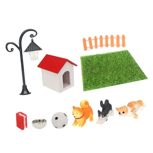 BESTonZON 1 Satz Miniatur Puppenhaus Garten Tier Set Dekoration für Puppenhaus Szenerien Mini Garten Kit für Kleine Haustiere für Zubehör und BESTonZON 1 Satz Miniatur Puppenhaus Garten Tier Set Dekoration für Puppenhaus Szenerien Mini Garten Kit für Kleine Haustiere für Zubehör und von BESTonZON