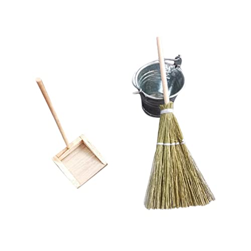 BESTonZON Miniatur- -zubehör-kit Mini-Set Eimer Für Puppenhaus Jungen Und Mädchen Spaß von BESTonZON