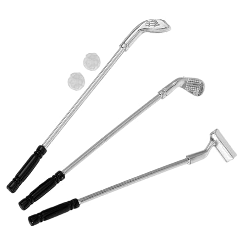 BESTonZON Set Miniatur Golf Für Puppenhaus Dekoratives Golf Spielzeug Für Mini Verzierungen von BESTonZON