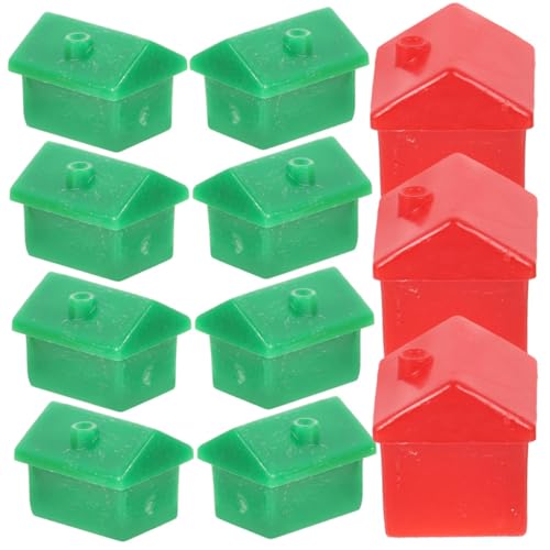 BESTonZON 1 Satz Monopol Schachfiguren Häuser Leitern Schachbrettzubehör Spiele Karte Pracht Planke Spielmarken Sieg-Spiel-Requisiten Reicher Mann, Brettspielhotel Plastik BESTonZON 1 Satz Monopol Schachfiguren Häuser Leitern Schachbrettzubehör Spiele Karte Pracht Planke Spielmarken Sieg-Spiel-Requisiten Reicher Mann, Brettspielhotel Plastik von BESTonZON