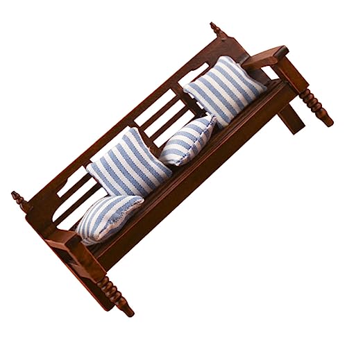 BESTonZON 1 Set Miniatur Holz Bank Puppenhaus Miniatur Möbel Mini Handwerk Decor Mini Ornament BESTonZON 1 Set Miniatur Holz Bank Puppenhaus Miniatur Möbel Mini Handwerk Decor Mini Ornament von BESTonZON