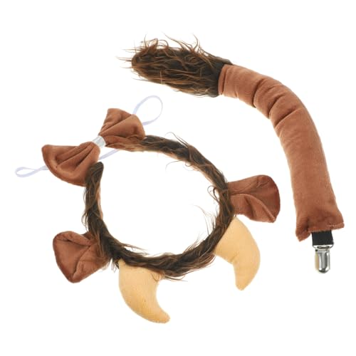 BESTonZON 1 Satz Ohr-Teufel-Stirnband Welpenkostüm Hamster Cowgirl-Hut Hund Halloween Kopfschmuck Halloween Kopfbedeckung Haarband Haardekorationen Tierdesign-Stirnbänder Stoff Orange BESTonZON 1 Satz Ohr-Teufel-Stirnband Welpenkostüm Hamster Cowgirl-Hut Hund Halloween Kopfschmuck Halloween Kopfbedeckung Haarband Haardekorationen Tierdesign-Stirnbänder Stoff Orange von BESTonZON