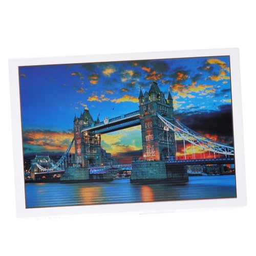 BESTonZON 1 Satz Papierpuzzle-Landschaft für kinderspielzeug kinderknallzeug Erwachsene Puzzle Puzzles Erwachsene Toys Kleinkindspielzeug Kinderpuzzle von BESTonZON