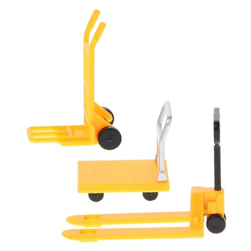 BESTonZON 1 Satz Parkplatz Für Den Straßenverkehr Miniatur- Mit Beweglichem Werkzeug Cartoon-Kunststoff-Gabelstapler Miniatur-handwagen Baufahrzeug Yellow Plastik BESTonZON 1 Satz Parkplatz Für Den Straßenverkehr Miniatur- Mit Beweglichem Werkzeug Cartoon-Kunststoff-Gabelstapler Miniatur-handwagen Baufahrzeug Yellow Plastik von BESTonZON