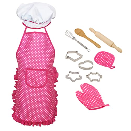 BESTonZON 1 Satz Performance-Kostüm-Requisiten Kinderkleider Kostüm für Kinder Kochschürzen für Kinder praktisches Kochkostüm Kleidung spielzeuge Kinderküchenschürze Küchenschürze für Kinder von BESTonZON
