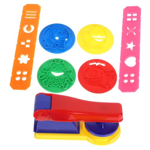 BESTonZON 1 Satz Plasticine Stempel Tonwerkzeuge für Tonmodellierset für Modelliermasse für Kinderspielzeug Formen für Ton DIY-Ton-Kit Keksformen Kekspresse Plastik von BESTonZON