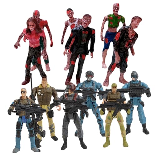 BESTonZON 1 Satz Plastik-Zombie-Puppen Mini-Soldaten-Figuren Männer Actionfiguren Menschen Figuren Weltkrieg Soldaten Zombies zombib Boy Toys Layout-Figuren militärisches BESTonZON 1 Satz Plastik-Zombie-Puppen Mini-Soldaten-Figuren Männer Actionfiguren Menschen Figuren Weltkrieg Soldaten Zombies zombib Boy Toys Layout-Figuren militärisches von BESTonZON