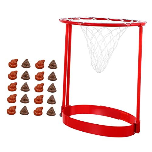 BESTonZON 1 Satz Poop-Wurfspielzeug Streichspielzeug gefälschte Head-Hoop-Spiel Party pj Spiele interaktives kinderspielzeug Poop-Streich- kotförmige Spielsachen PVC von BESTonZON