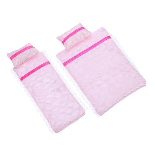 BESTonZON 1 Satz Puppe Baumwollkissenbezug Puppenhausrahmen Etagenbett Für Puppen Miniatur-puppenhauszubehör Puppenhauskissen Buchlesekissen Bettwäsche Für Puppenhaus Bettzubehör Stoff Rosa BESTonZON 1 Satz Puppe Baumwollkissenbezug Puppenhausrahmen Etagenbett Für Puppen Miniatur-puppenhauszubehör Puppenhauskissen Buchlesekissen Bettwäsche Für Puppenhaus Bettzubehör Stoff Rosa von BESTonZON