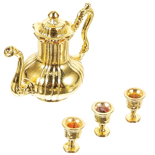 BESTonZON 1 Satz Puppe Mini- Zubehör Dekorative Kuhschalen Als Große Obstschale Aus Draht Mini-teetassen Szenenstütze Metall Golden BESTonZON 1 Satz Puppe Mini- Zubehör Dekorative Kuhschalen Als Große Obstschale Aus Draht Mini-teetassen Szenenstütze Metall Golden von BESTonZON