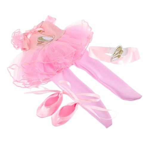 BESTonZON 1 Satz Puppenballettkostüm Prinzessin zubehör Puppenhaus-Modell Puppen Ballettkleid Ballettanzug für Puppen Ballerina-Puppen-Outfits Ballerina-Accessoires für Mädchen Polyester von BESTonZON