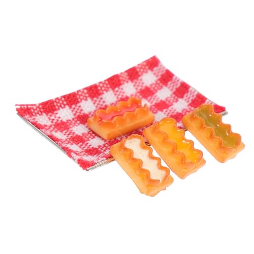 BESTonZON 1 Satz Puppenhaus-Cookie-Pack Spielhaus-keks- Kekse Fotografie Requisiten Mini-Food-Foto-Requisiten Dekoratives Mini-Essen Mini-Dinge Miniaturen Stoff Colorful BESTonZON 1 Satz Puppenhaus-Cookie-Pack Spielhaus-keks- Kekse Fotografie Requisiten Mini-Food-Foto-Requisiten Dekoratives Mini-Essen Mini-Dinge Miniaturen Stoff Colorful von BESTonZON