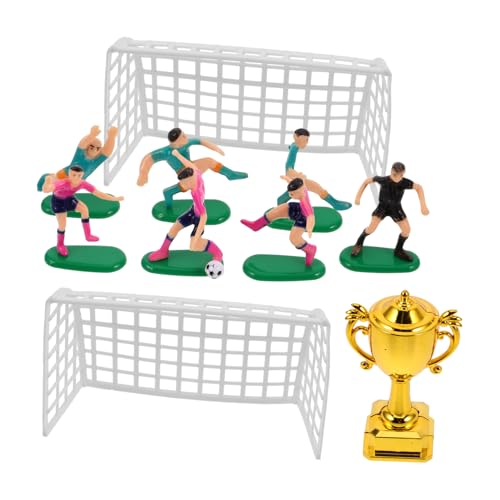 BESTonZON 1 Satz Puppenhaus-Fußballmodell plastikbecher Fußball-Strumpffüller Miniatur Tischdekoration für Fußballpartys winziger Fußballspieler aus Plastik Wiederverwendbar BESTonZON 1 Satz Puppenhaus-Fußballmodell plastikbecher Fußball-Strumpffüller Miniatur Tischdekoration für Fußballpartys winziger Fußballspieler aus Plastik Wiederverwendbar von BESTonZON