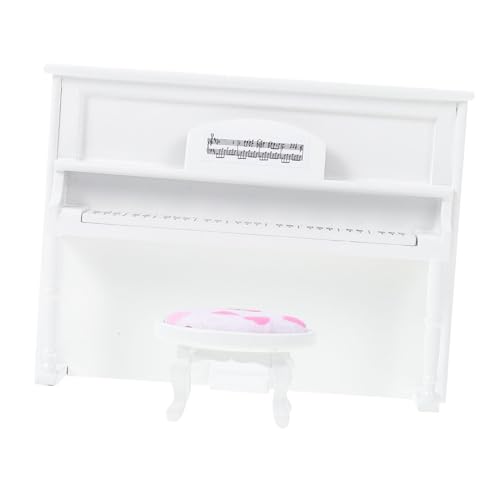 BESTonZON 1 Satz Puppenhaus-Klavier für kinderspielzeug wohnungsdeko Home Decor wohnraumdeko Möbel Mini-Landschaftsverzierungen Mini-Piano-Puppenhaus-Dekoration Stoff Weiß BESTonZON 1 Satz Puppenhaus-Klavier für kinderspielzeug wohnungsdeko Home Decor wohnraumdeko Möbel Mini-Landschaftsverzierungen Mini-Piano-Puppenhaus-Dekoration Stoff Weiß von BESTonZON