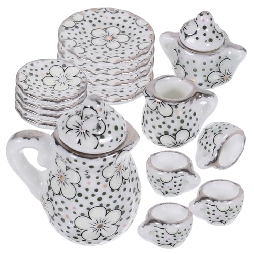 BESTonZON 1 Satz Puppenhaus-Teeservice Tassen Teesieb Flasche Schüssel Mini- und Teetasse Mini-Teetasse Puppenhausverzierung Mini-Hauspokal Tiny House-Accessoires Keramik BESTonZON 1 Satz Puppenhaus-Teeservice Tassen Teesieb Flasche Schüssel Mini- und Teetasse Mini-Teetasse Puppenhausverzierung Mini-Hauspokal Tiny House-Accessoires Keramik von BESTonZON